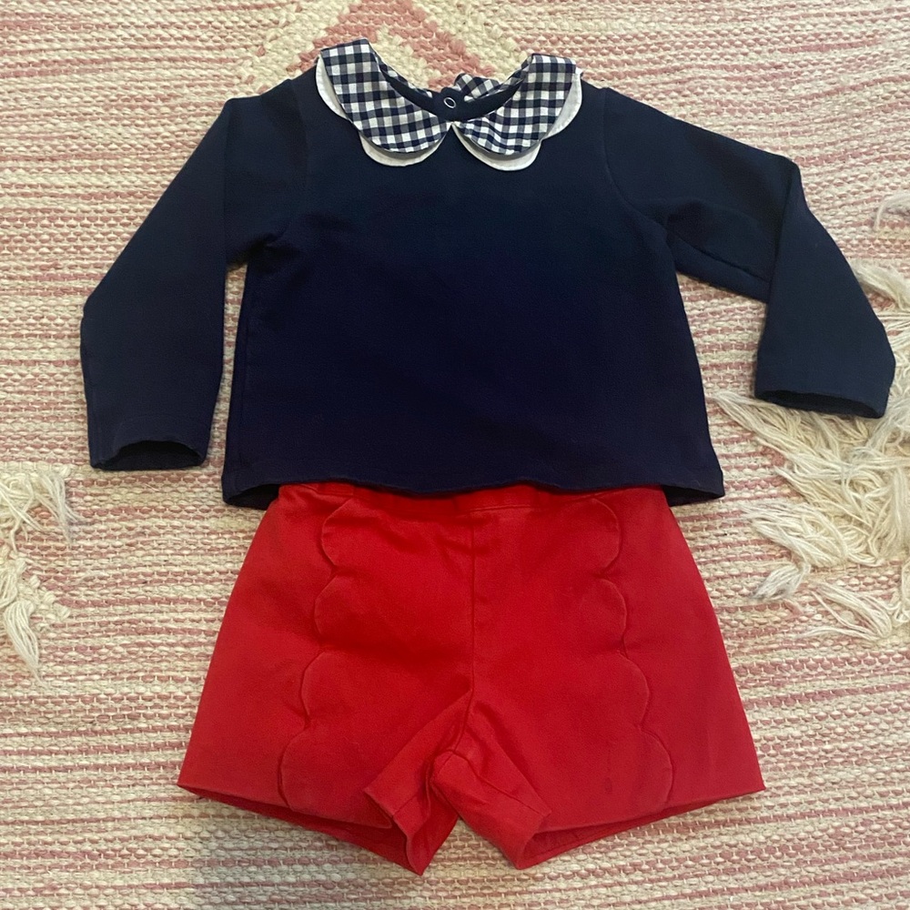 Jacadi Scalloped Set 36m